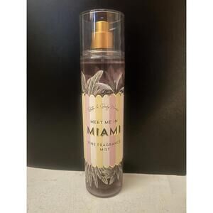 BATH AND BODY WORKS MEET ME IN MIAMI BODY MIST 8 FL OZ